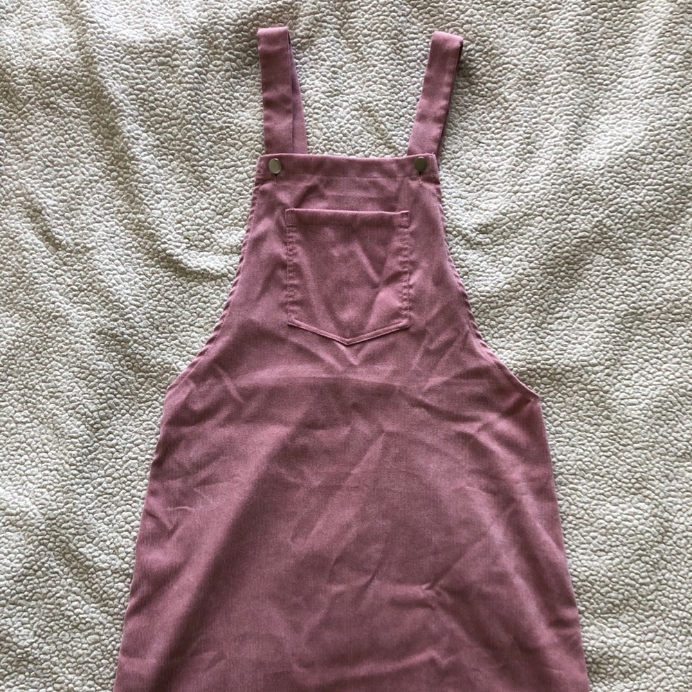 Pink Overall Dress